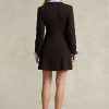 Hnědé dámské kabáty Ralph Lauren Tweed Fit-and-Flare