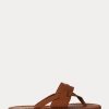 Hnědé dámské pantofle Ralph Lauren Rosalind
