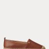Hnědé dámské ploché boty Ralph Lauren Cameryn IV