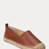 Hnědé dámské ploché boty Ralph Lauren Cameryn IV
