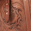 Hnědé dámské ručně vyrobené kožené kabelky Ralph Lauren Hnědé dámské ručně vyrobené kožené kabelky Ralph Lauren