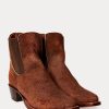 Hnědé dámské semišové boty Ralph Lauren Chelsea Plainview Hnědé dámské semišové boty Ralph Lauren Chelsea Plainview