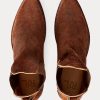 Hnědé dámské semišové boty Ralph Lauren Chelsea Plainview Hnědé dámské semišové boty Ralph Lauren Chelsea Plainview