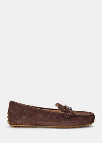 Hnědé dámské semišové mokasíny Ralph Lauren Barnsbury Hnědé dámské semišové mokasíny Ralph Lauren Barnsbury