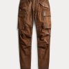 Hnědé dámské skinny cargo kalhoty Ralph Lauren