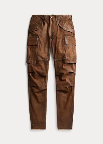Hnědé dámské skinny cargo kalhoty Ralph Lauren