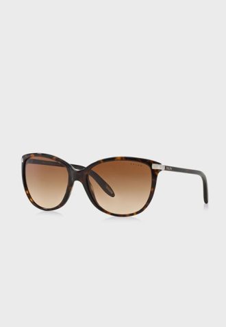 Hnědé dámské sluneční brýle Ralph Lauren 0RA5160 Butterfly