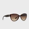 Hnědé dámské sluneční brýle Ralph Lauren 0RA5176 Butterfly