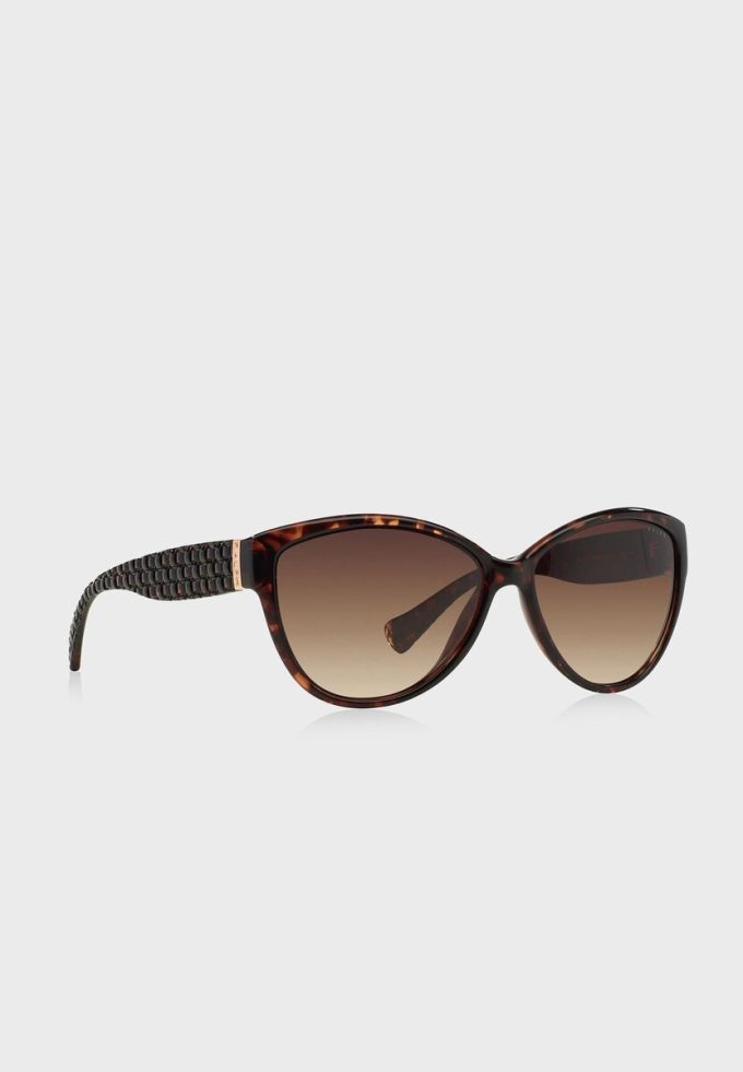 Hnědé dámské sluneční brýle Ralph Lauren 0RA5176 Butterfly