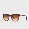 Hnědé dámské sluneční brýle Ralph Lauren 0RA5206 Tortoise Wayfarers