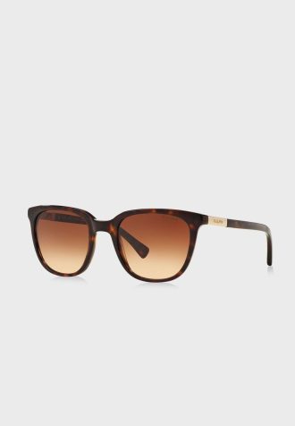 Hnědé dámské sluneční brýle Ralph Lauren 0RA5206 Tortoise Wayfarers