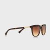 Hnědé dámské sluneční brýle Ralph Lauren 0RA5206 Tortoise Wayfarers