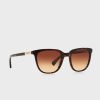 Hnědé dámské sluneční brýle Ralph Lauren 0RA5206 Tortoise Wayfarers