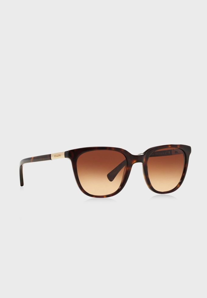 Hnědé dámské sluneční brýle Ralph Lauren 0RA5206 Tortoise Wayfarers