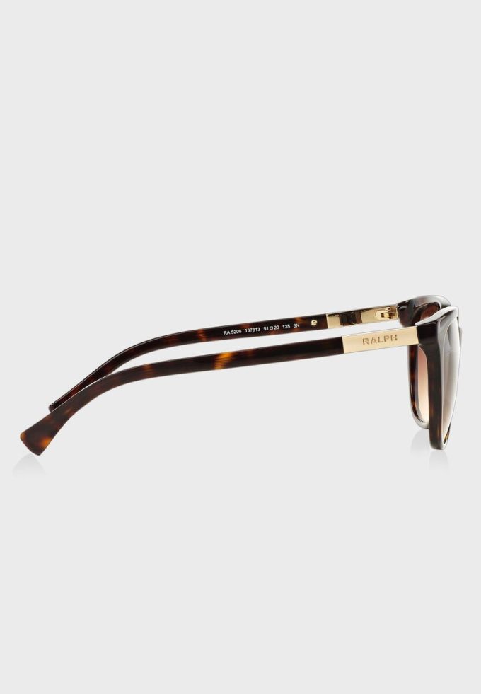 Hnědé dámské sluneční brýle Ralph Lauren 0RA5206 Tortoise Wayfarers