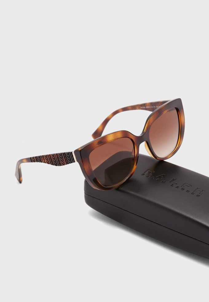 Hnědé dámské sluneční brýle Ralph Lauren 0Ra5254 Butterfly