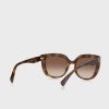 Hnědé dámské sluneční brýle Ralph Lauren 0Ra5254 Butterfly