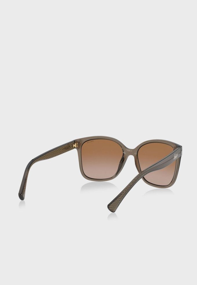 Hnědé dámské sluneční brýle Ralph Lauren 0Ra5268 Oversized Hnědé dámské sluneční brýle Ralph Lauren 0Ra5268 Oversized