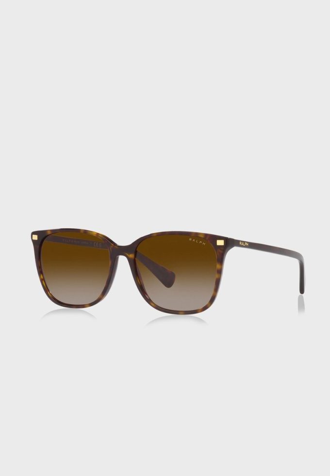 Hnědé dámské sluneční brýle Ralph Lauren 0Ra5293 Wayfarer