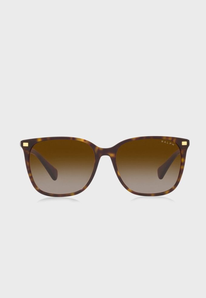 Hnědé dámské sluneční brýle Ralph Lauren 0Ra5293 Wayfarer