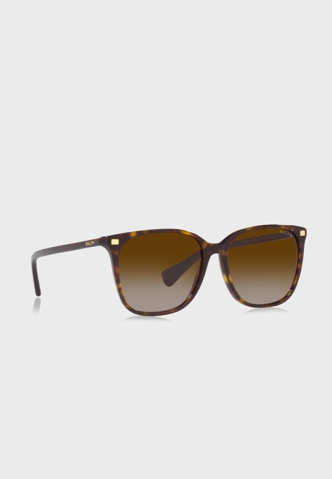 Hnědé dámské sluneční brýle Ralph Lauren 0Ra5293 Wayfarer