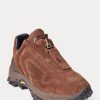 Hnědé dámské tenisky Ralph Lauren Grayson Calf-Suede Zip Hnědé dámské tenisky Ralph Lauren Grayson Calf-Suede Zip