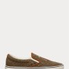 Hnědé / hnědé pánské nazouvací tenisky Ralph Lauren Keaton Tweed Hnědé / hnědé pánské nazouvací tenisky Ralph Lauren Keaton Tweed