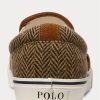 Hnědé / hnědé pánské nazouvací tenisky Ralph Lauren Keaton Tweed Hnědé / hnědé pánské nazouvací tenisky Ralph Lauren Keaton Tweed