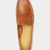 Hnědé pánské boty Ralph Lauren Reynold Leather Driver pro volný čas