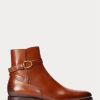 Hnědé pánské boty z teletiny Ralph Lauren Welington