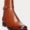 Hnědé pánské boty z teletiny Ralph Lauren Welington