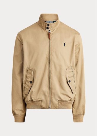 Hnědé pánské bundy Ralph Lauren Chino