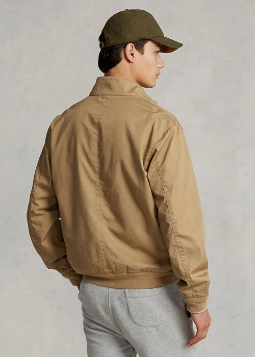 Hnědé pánské bundy Ralph Lauren Chino Hnědé pánské bundy Ralph Lauren Chino