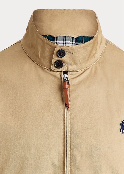 Hnědé pánské bundy Ralph Lauren Chino Hnědé pánské bundy Ralph Lauren Chino