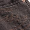 Hnědé pánské džíny Ralph Lauren Slim Narrow Fit Black Resin Rinse