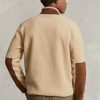 Hnědá pánská hybridní mikina Ralph Lauren Hybrid Pullover se čtvrt zipem Hnědá pánská hybridní mikina Ralph Lauren Hybrid Pullover se čtvrt zipem