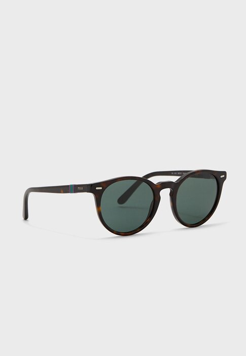 Hnědé pánské kulaté sluneční brýle Ralph Lauren 0Ph4151 Hnědé pánské kulaté sluneční brýle Ralph Lauren 0Ph4151