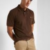 Hnědé pánské polokošile Ralph Lauren Classic Fit Essential