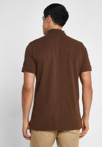 Hnědé pánské polokošile Ralph Lauren Classic Fit Essential Hnědé pánské polokošile Ralph Lauren Classic Fit Essential