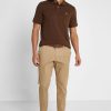 Hnědé pánské polokošile Ralph Lauren Classic Fit Essential