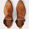 Hnědé pánské semišové boty Chelsea Ralph Lauren Plainview Hnědé pánské semišové boty Chelsea Ralph Lauren Plainview