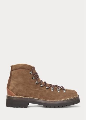 Hnědé pánské semišové boty Ralph Lauren Darrow