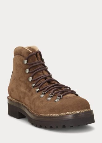 Hnědé pánské semišové boty Ralph Lauren Darrow