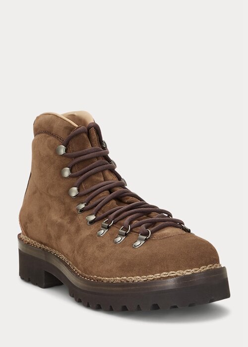 Hnědé pánské semišové boty Ralph Lauren Darrow Hnědé pánské semišové boty Ralph Lauren Darrow