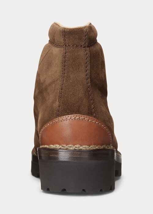 Hnědé pánské semišové boty Ralph Lauren Darrow Hnědé pánské semišové boty Ralph Lauren Darrow