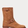 Hnědé pánské semišové boty Ralph Lauren Roughout Hnědé pánské semišové boty Ralph Lauren Roughout