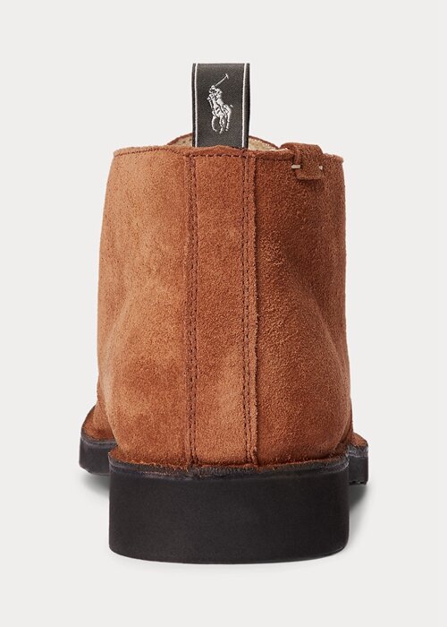 Hnědé pánské semišové Chukka boty Ralph Lauren Talan Hnědé pánské semišové Chukka boty Ralph Lauren Talan
