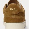Hnědé pánské semišové nízké tenisky Ralph Lauren Court Hnědé pánské semišové nízké tenisky Ralph Lauren Court
