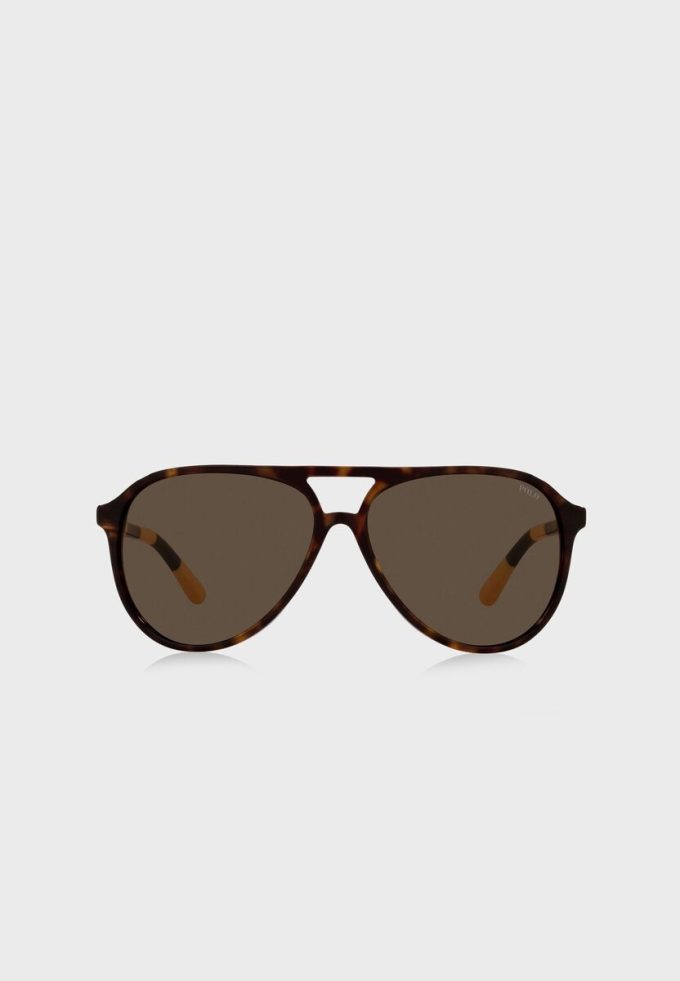 Hnědé pánské sluneční brýle Ralph Lauren 0Ph4173 Clubmaster