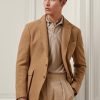 Hnědé pánské sportovní blejzry Ralph Lauren Hadley s texturou vlněného kepru Hnědé pánské sportovní blejzry Ralph Lauren Hadley s texturou vlněného kepru